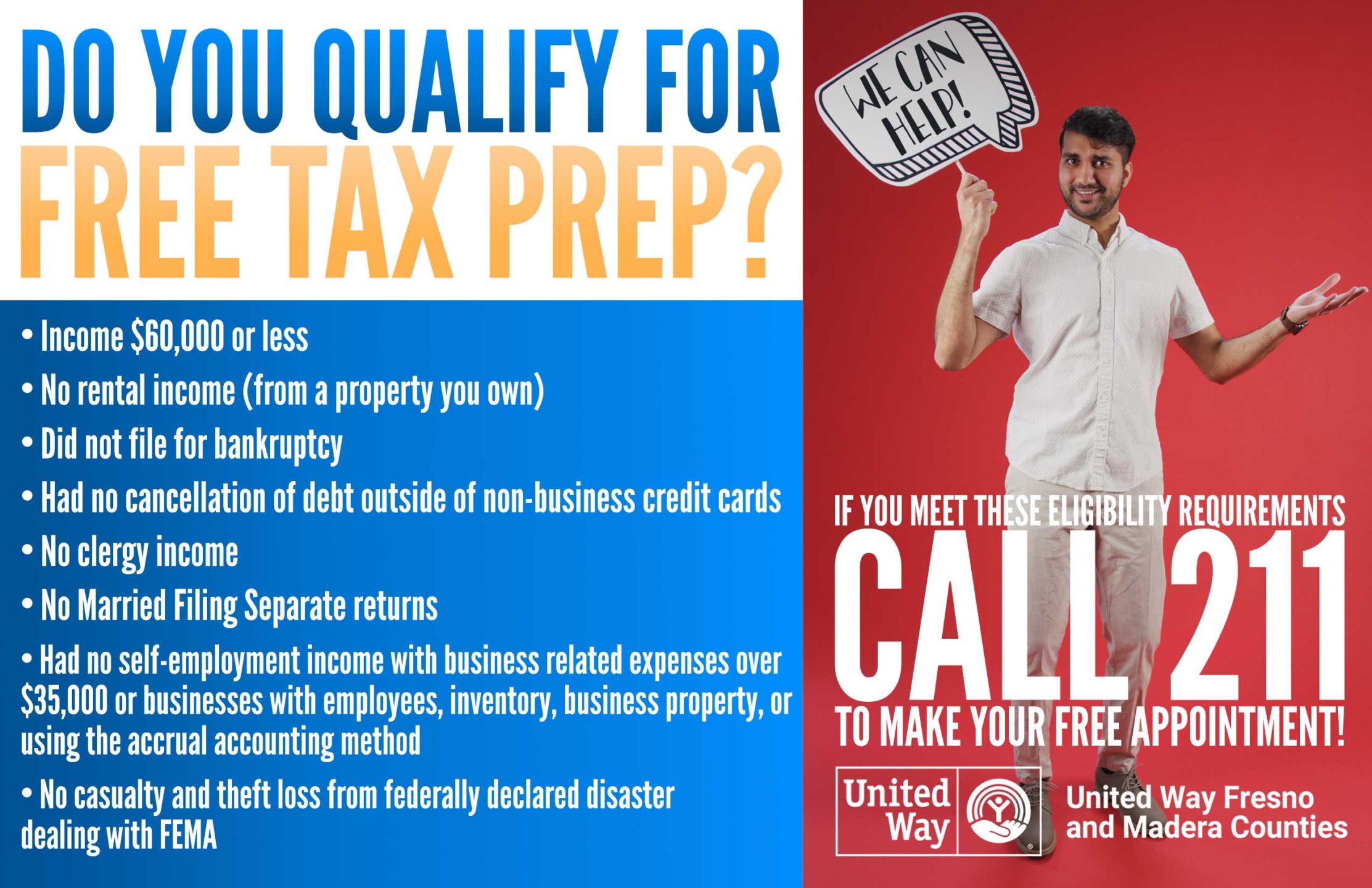 Free Tax Preparation United Way Fresno and Madera Counties